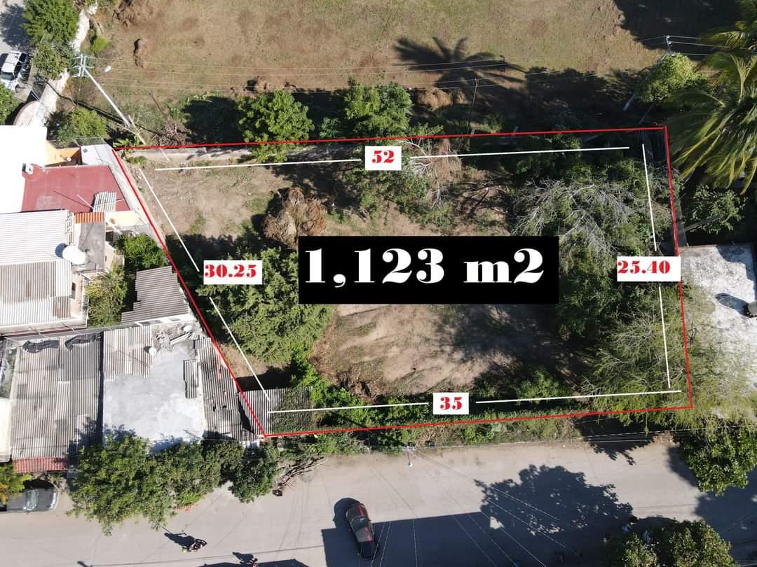 Terreno Bucerias, Nay  1,123 m2 a 100 mts de la Carretera